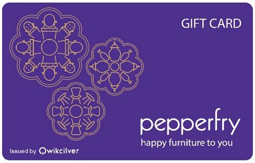 India Desire : Buy Pepperfry E-Gift Card Worth Rs 2000 at Rs 1500 Only From Amazon [Flat 25% Off]